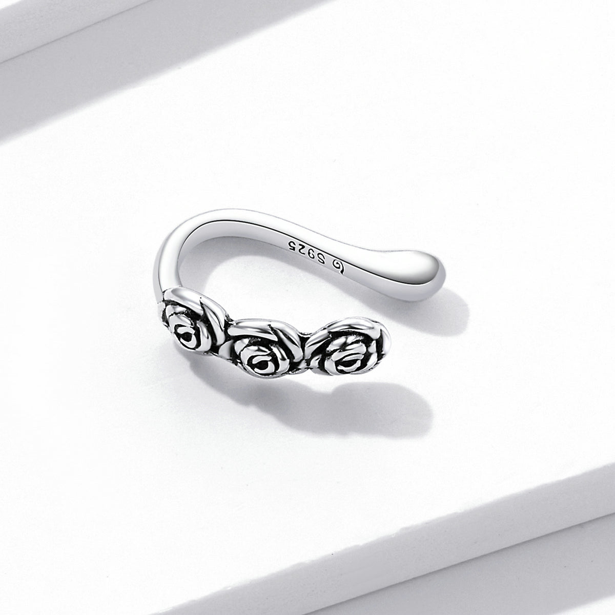 Vintage Rose Ear Cuff