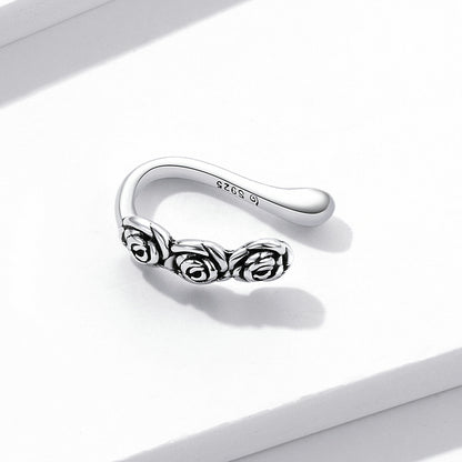 Vintage Rose Ear Cuff