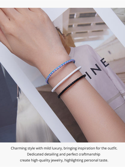 Minimalist Leather Cord Bracelet