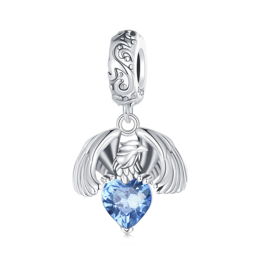 White Eagle Pendant Charm