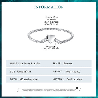 Heart & Galaxy Basic Bracelet