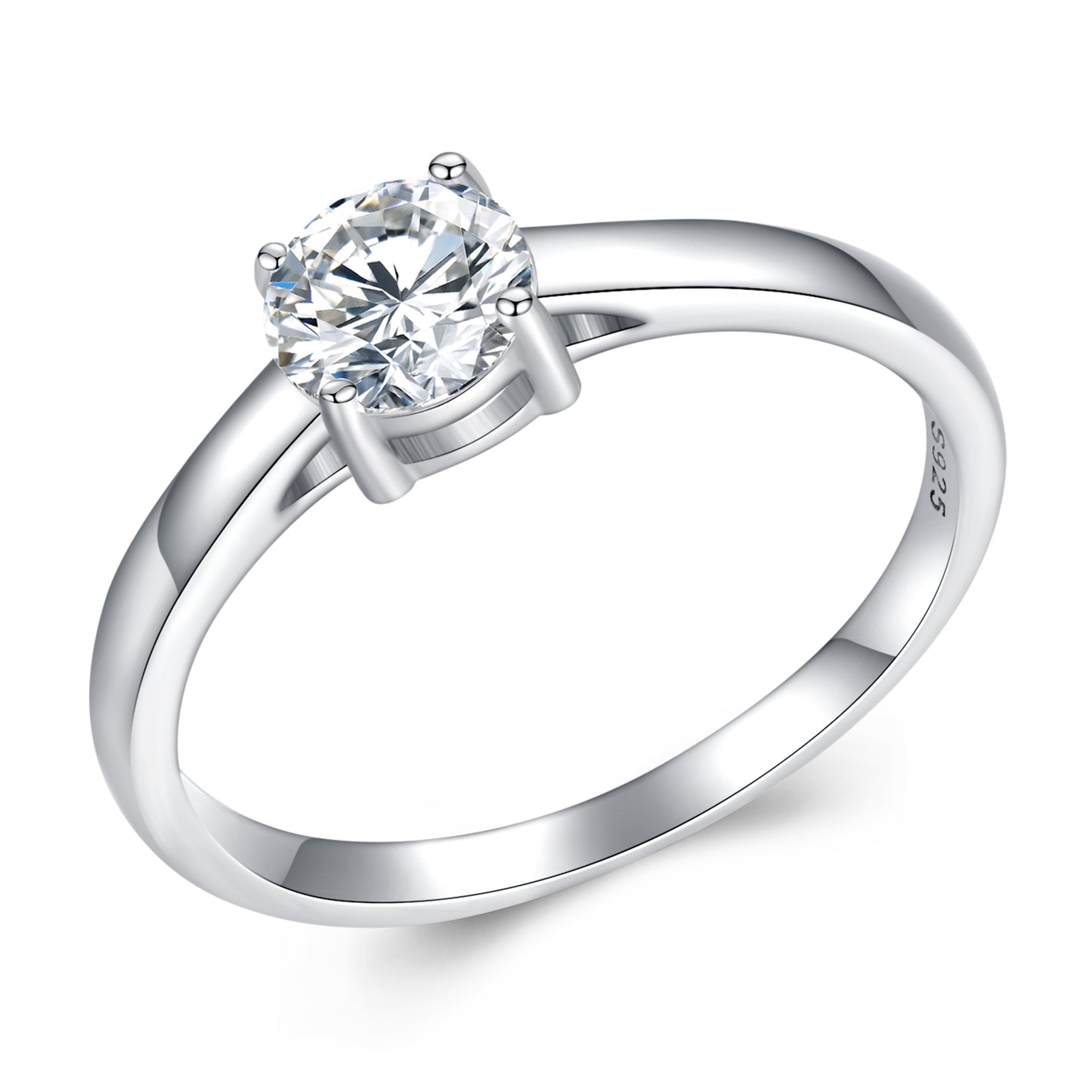 Sparkling Moissanite Ring
