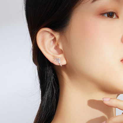 Floral Fairy Hoop Earrings