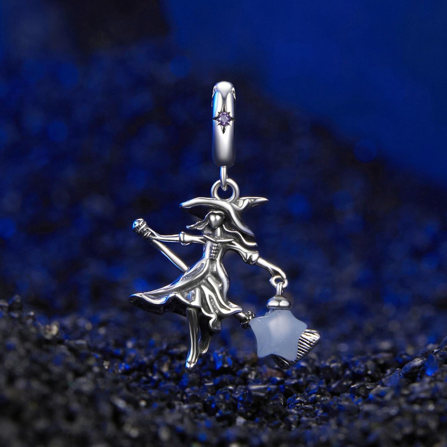 Luminous Elf Witch Pendant Charm