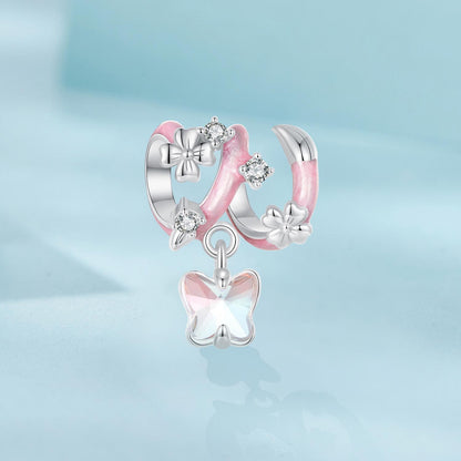 Butterfly Flower Charm