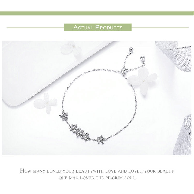 Daisy Charm Bracelet