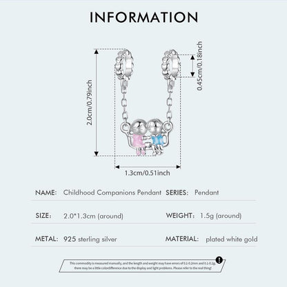 Childhood Companions Pendant Charm
