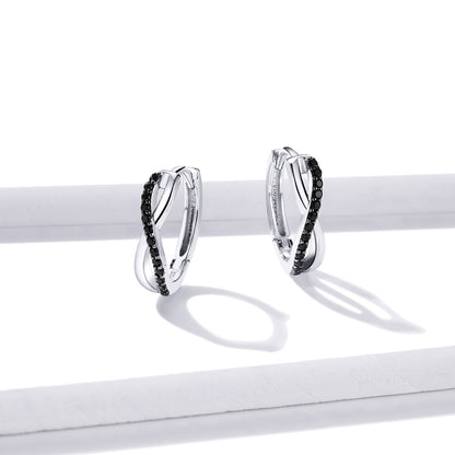Infinity Symbol Hoop Earrings