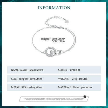 Double Ring Bracelet
