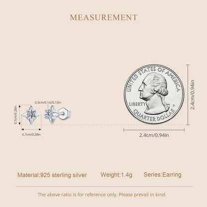 Starry Shine Moissanite Studs