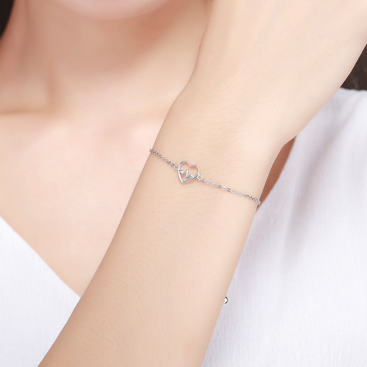 Heartbeat Pattern Bracelet