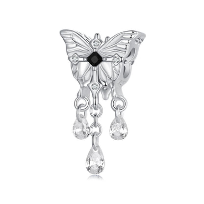 Cross Butterfly Charm