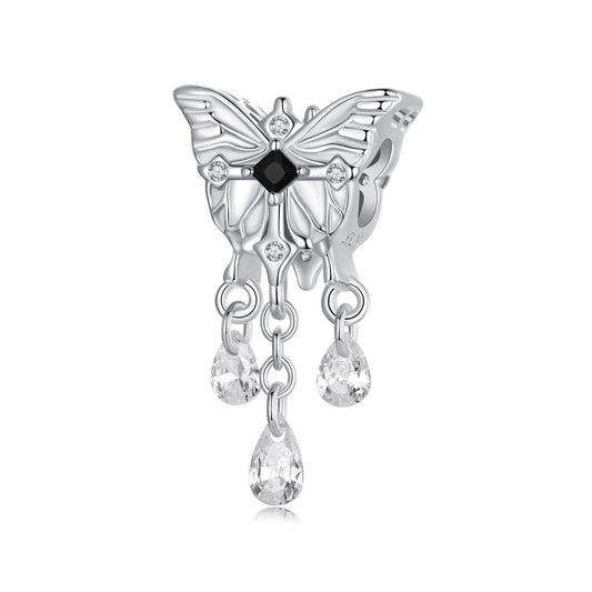 Cross Butterfly Charm