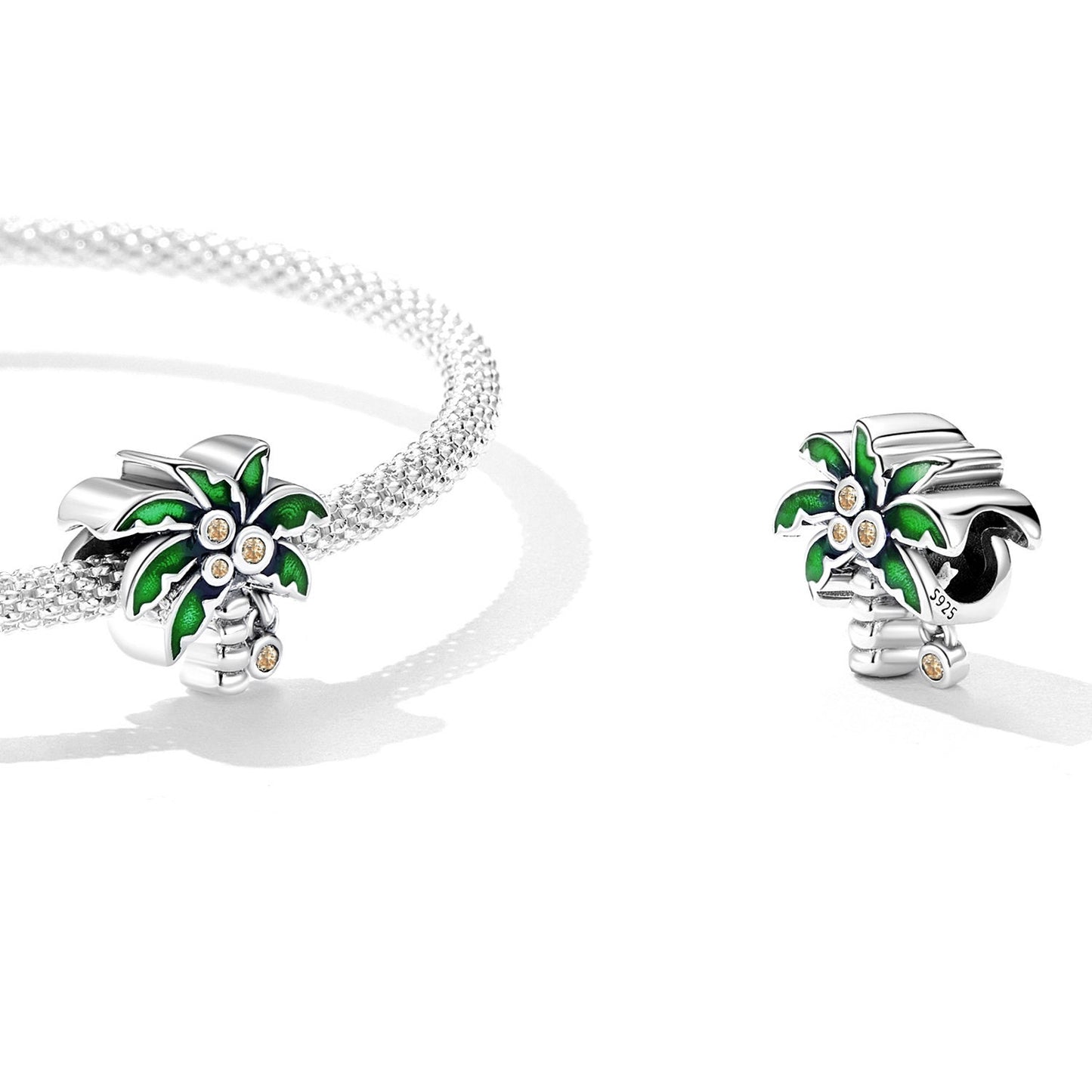 Summer Coconut Tree Charm