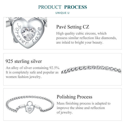 Heart Lock Basic Bracelet