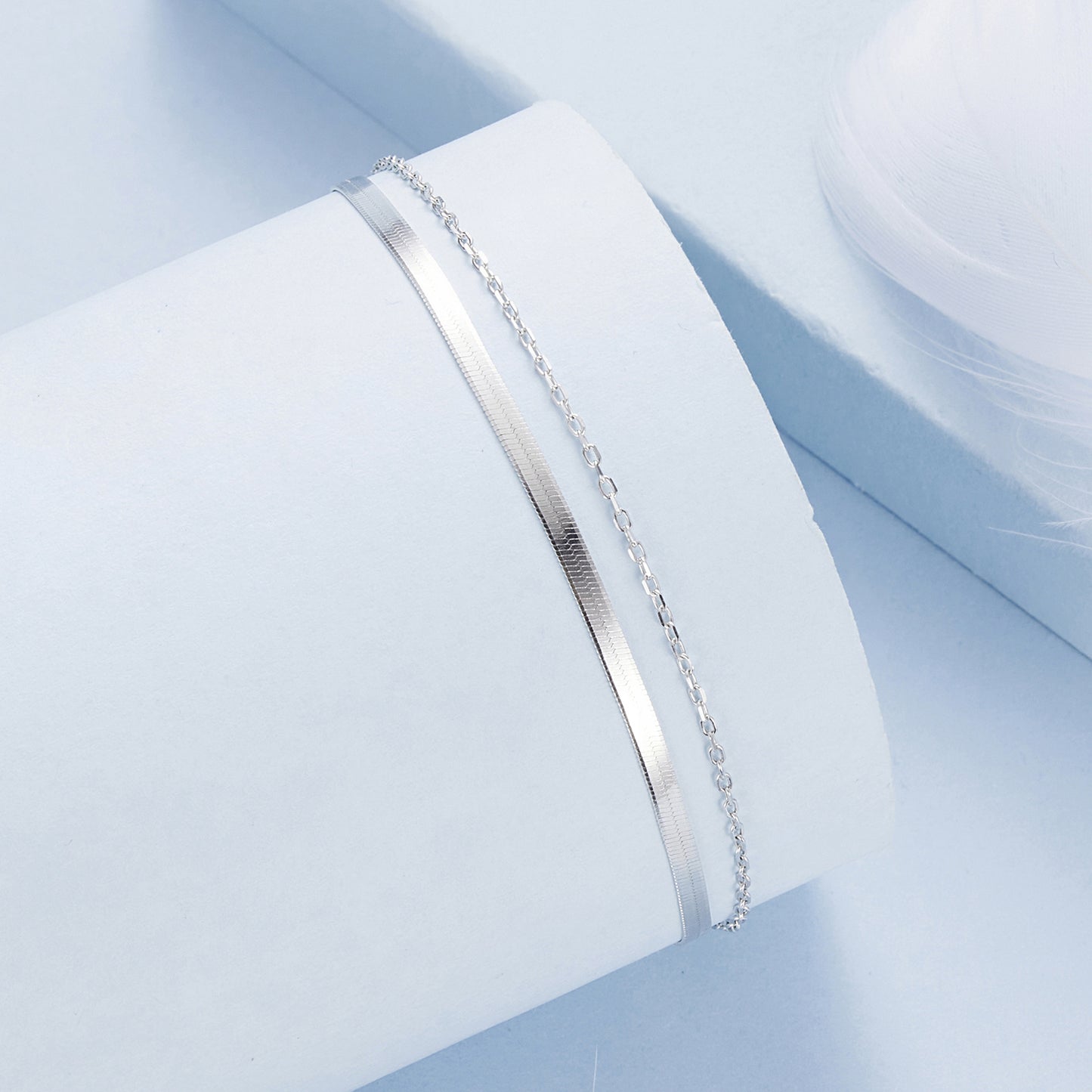 Delicate Double-Layer Bracelet