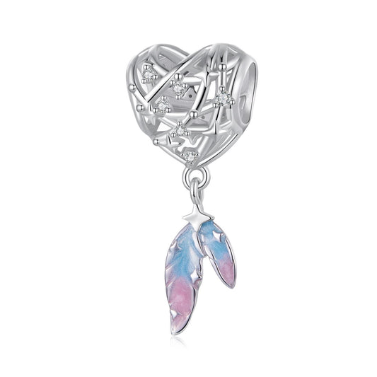 Heart Dreamcatcher Charm