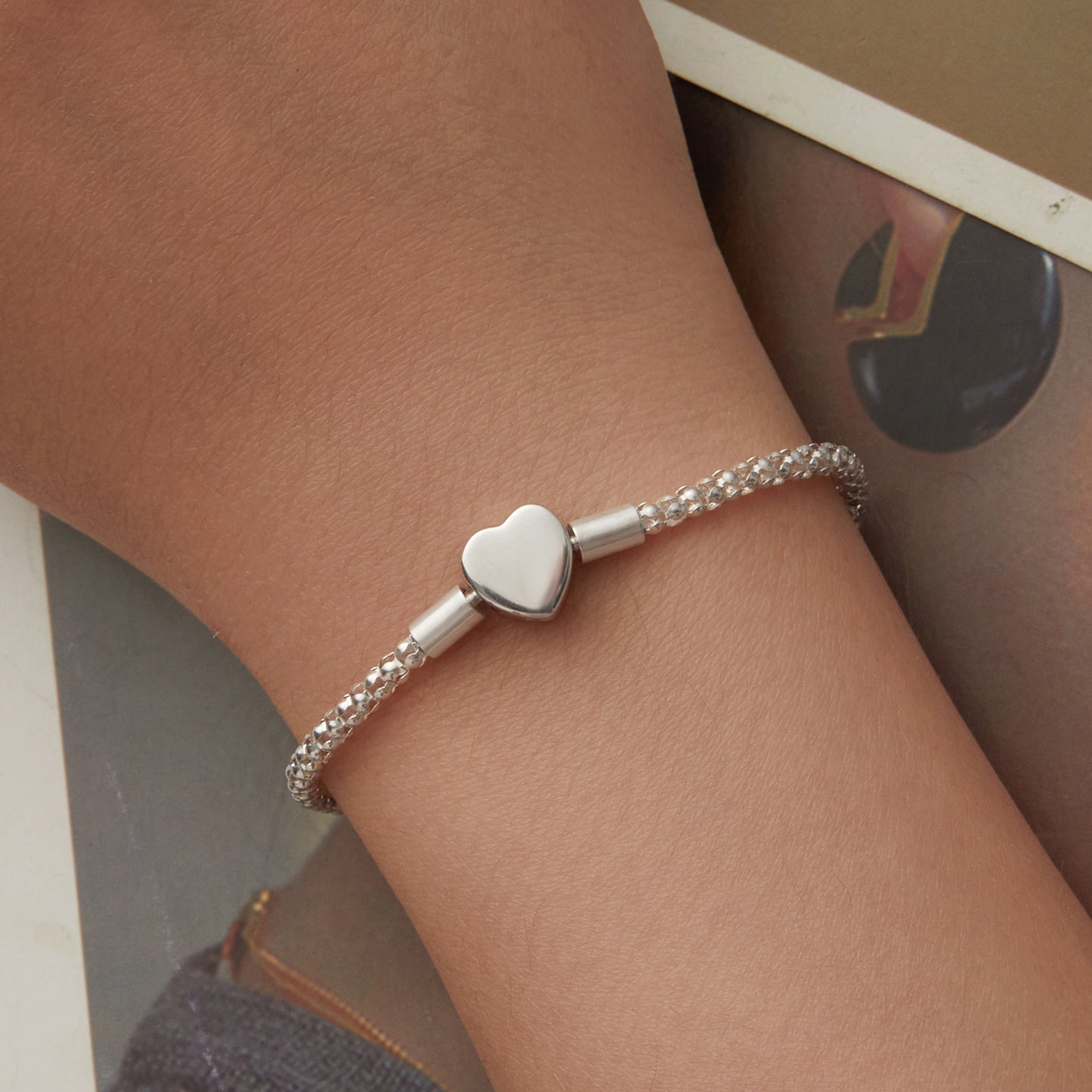 Heart & Galaxy Basic Bracelet