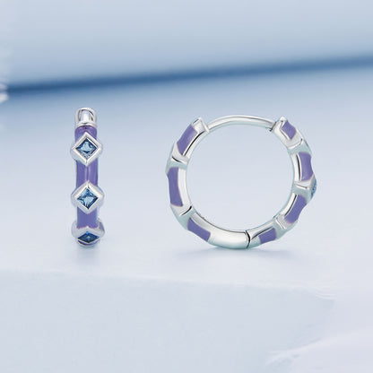 Aqua Spinel Clip Earrings