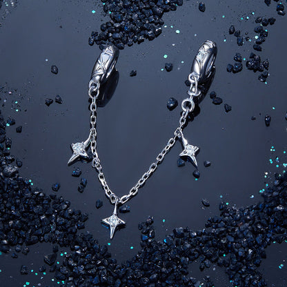 Star Safety Chain Charm