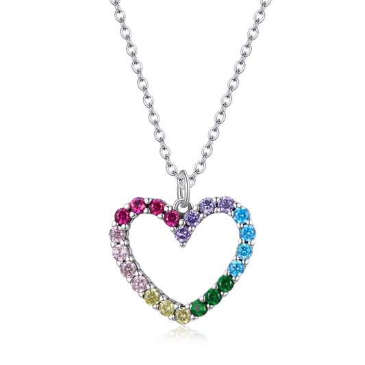 Colorful Heart Necklace