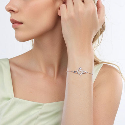 Celestial Heart Charm Bracelet