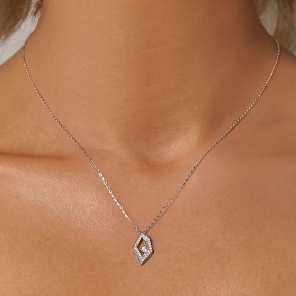 Geometric Sparkle Necklace