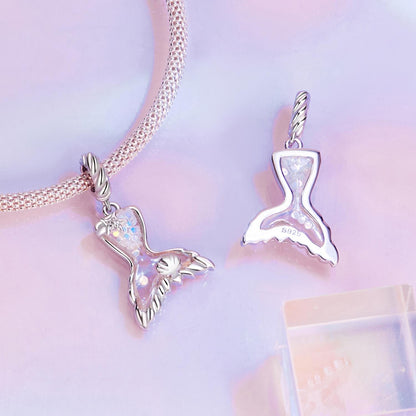 Dreamy Mermaid Tail Pendant Charm