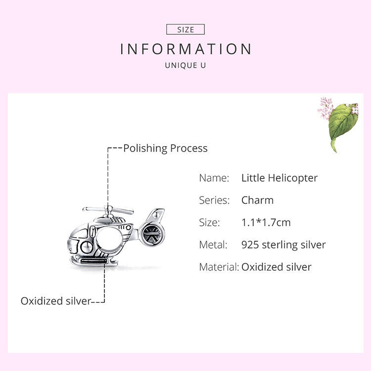 Helicopter Charm
