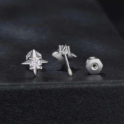 Starry Shine Moissanite Studs