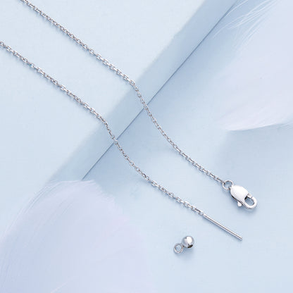 Purple Zircon Lily of the Valley Necklace