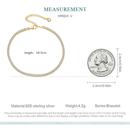 Elegant Zircon Bracelet