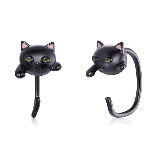 Compact Cat Earrings