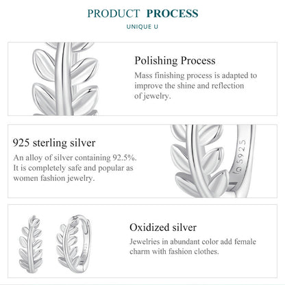 Leaf Clip Earrings