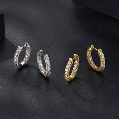 Glimmering Moissanite Ear Climbers