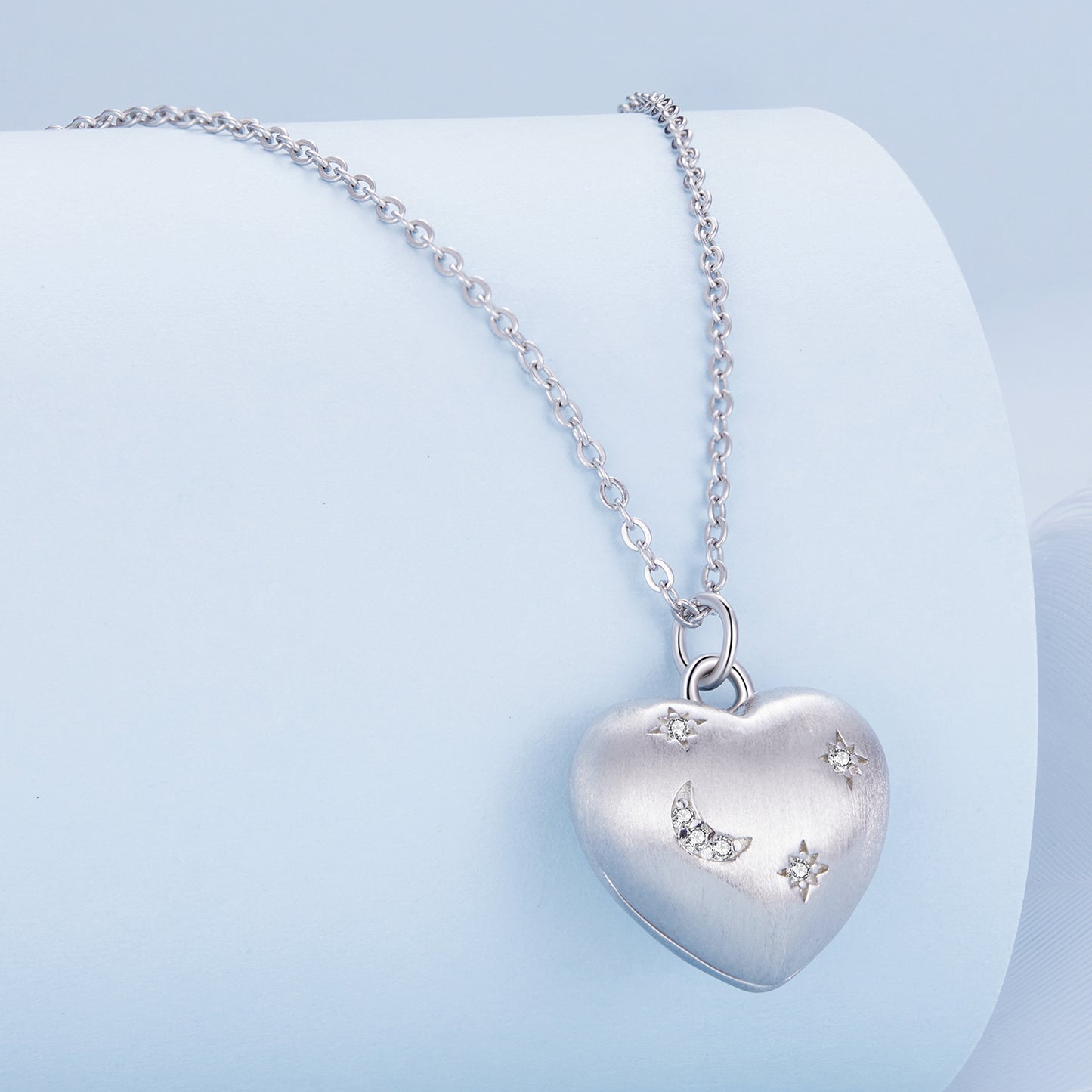 Customizable Heart Locket Necklace