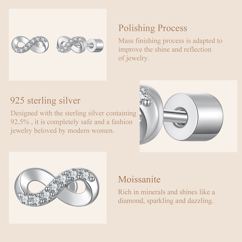 Eternal Style Moissanite Studs