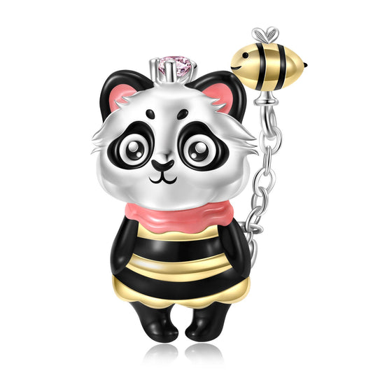 Panda and Bee Charm