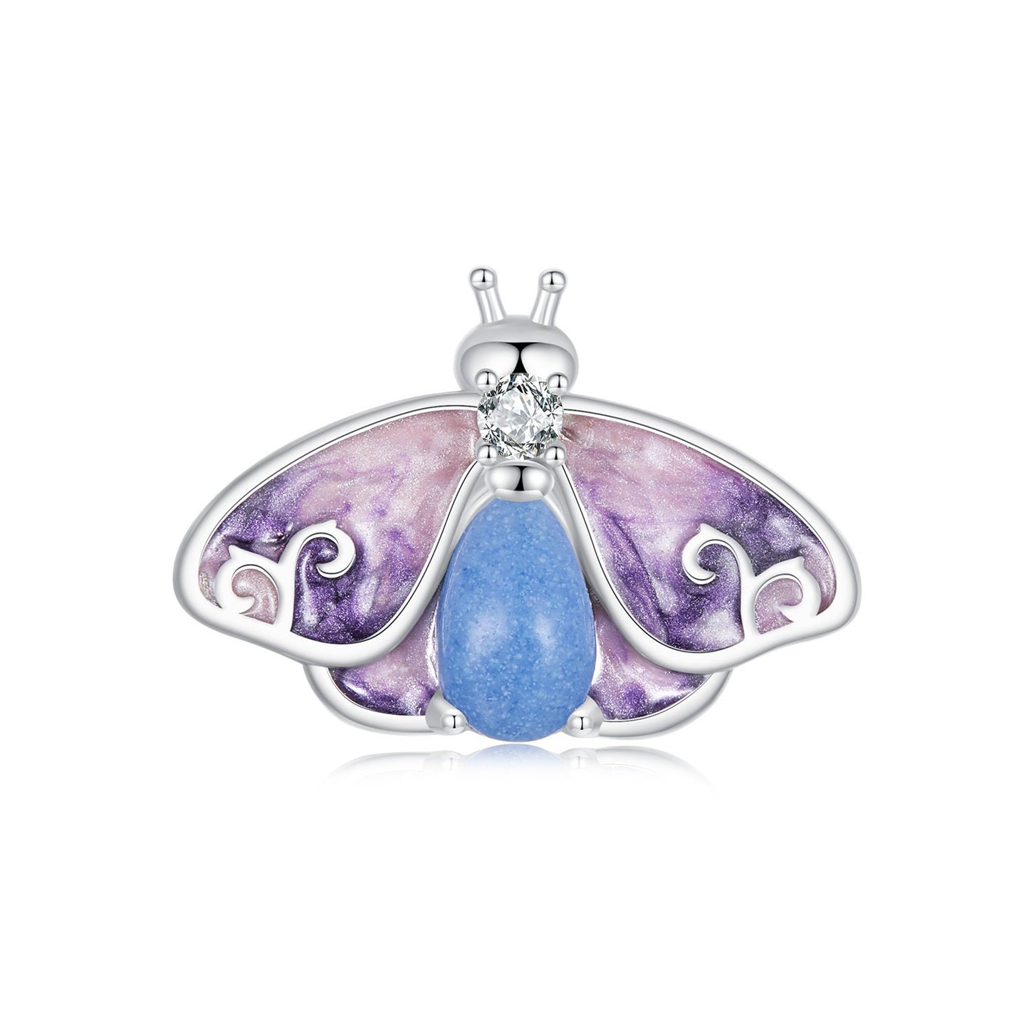 Luminous Colorful Butterfly Pendant Charm
