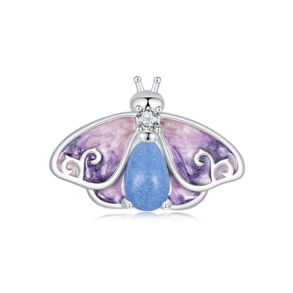 Luminous Colorful Butterfly Pendant Charm
