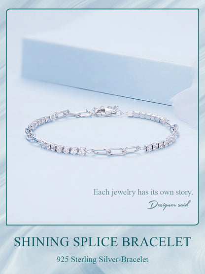 Glittering Mosaic Bracelet