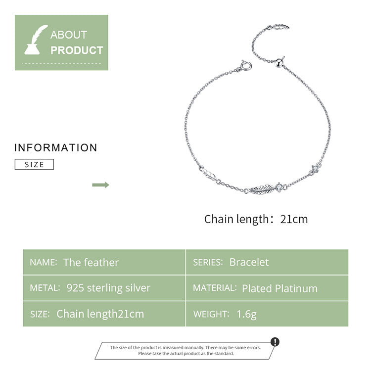 Feather Detail Bracelet