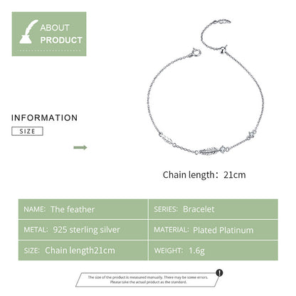 Feather Detail Bracelet