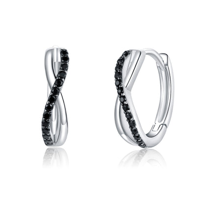 Infinity Symbol Hoop Earrings