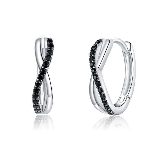 Infinity Symbol Hoop Earrings