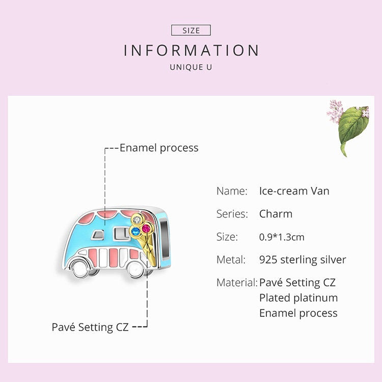 Ice Cream Truck Charm