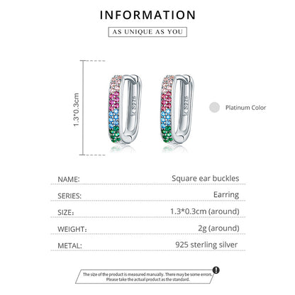 Square Clip Earrings