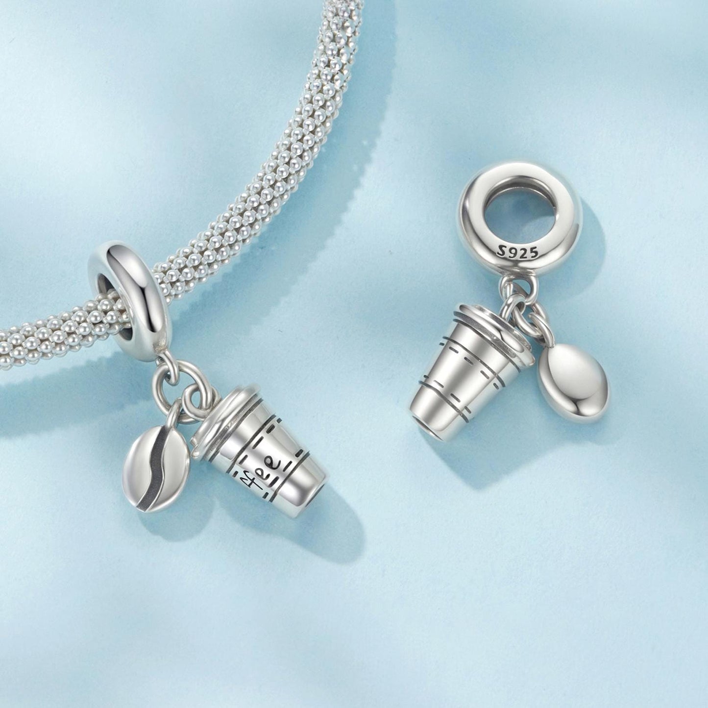 Coffee Cup Pendant Charm
