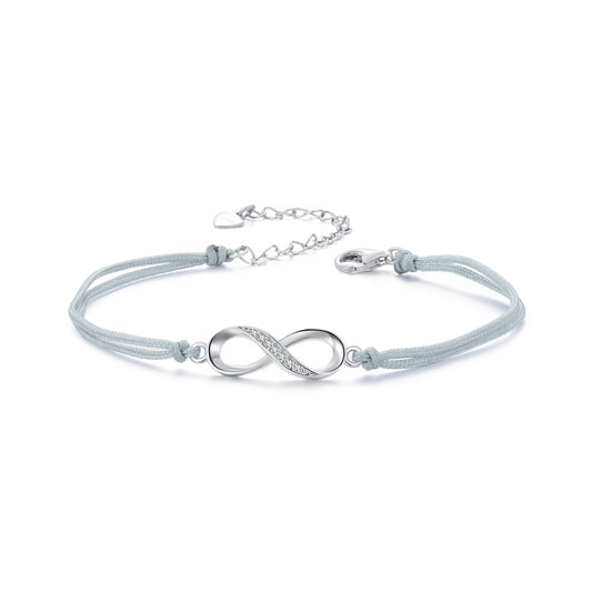 Infinity Symbol Cord Bracelet