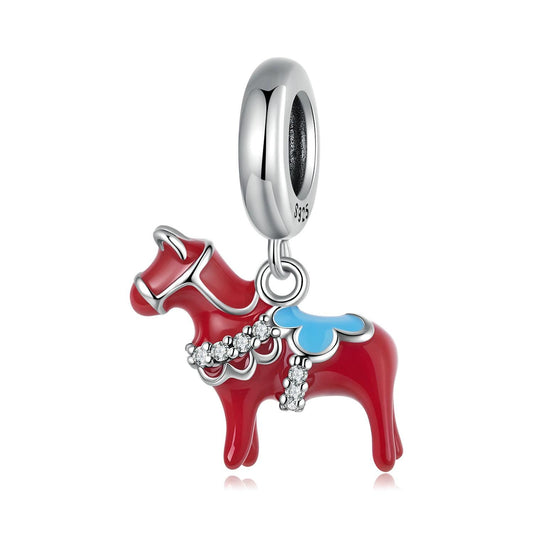Dala Horse Pendant Charm